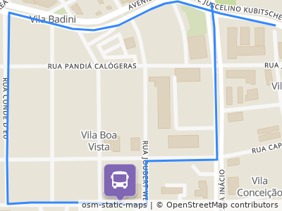 Mapa da parada