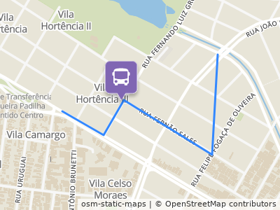 Mapa da parada