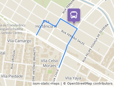 Mapa da parada
