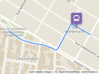 Mapa da parada
