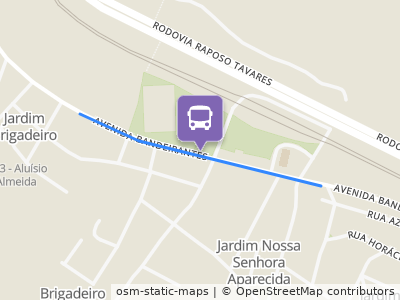 Mapa da parada