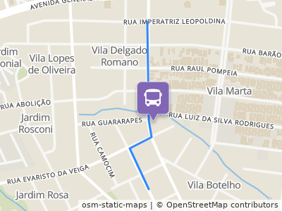 Mapa da parada