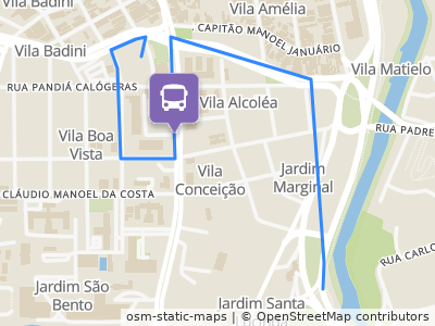 Mapa da parada