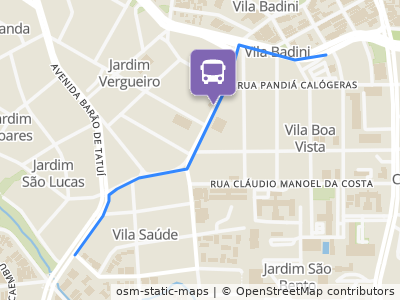 Mapa da parada