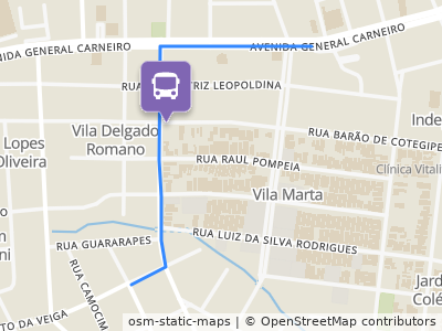 Mapa da parada