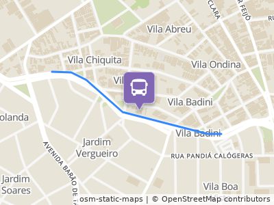 Mapa da parada