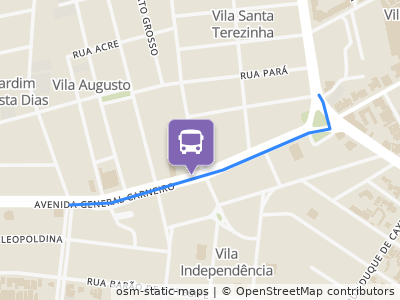 Mapa da parada