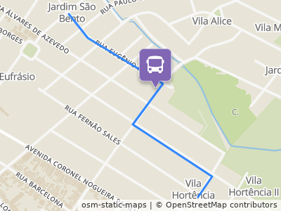 Mapa da parada