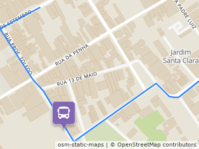 Mapa da parada
