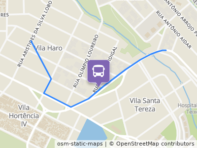 Mapa da parada