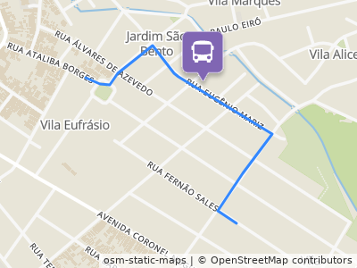 Mapa da parada