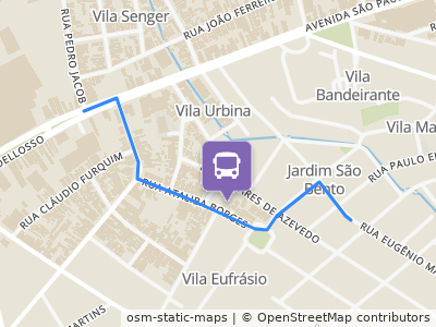 Mapa da parada