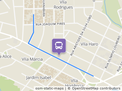 Mapa da parada