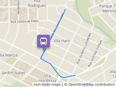 Mapa da parada