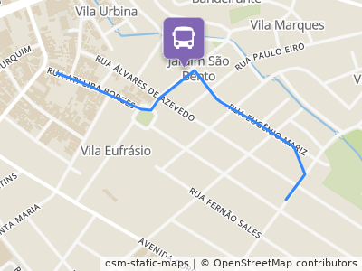 Mapa da parada