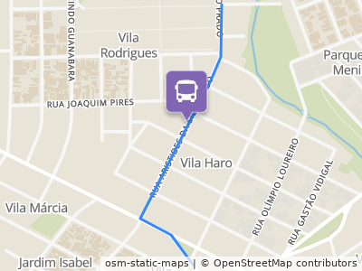 Mapa da parada