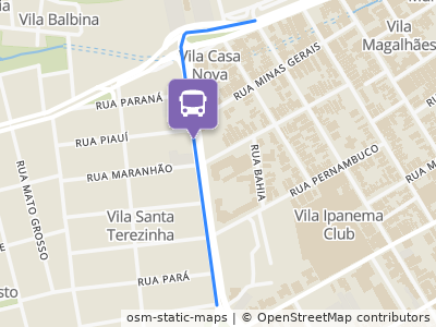 Mapa da parada