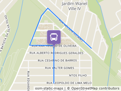 Mapa da parada