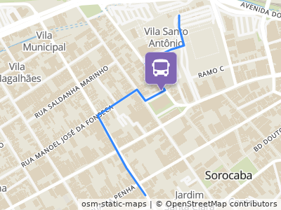 Mapa da parada