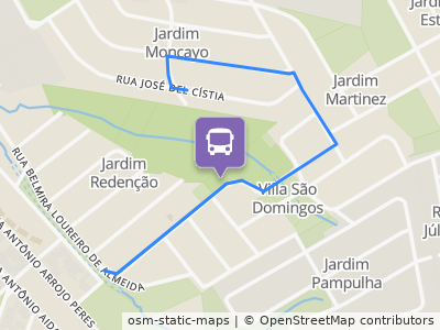 Mapa da parada