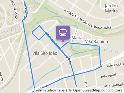 Mapa da parada