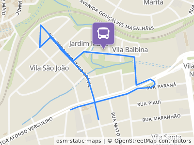 Mapa da parada