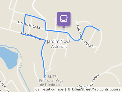 Mapa da parada