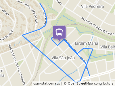 Mapa da parada