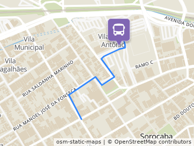 Mapa da parada