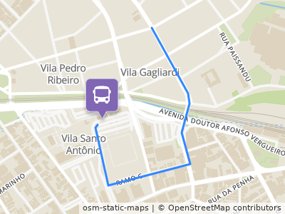 Mapa da parada