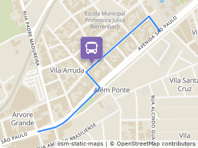 Mapa da parada