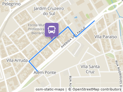 Mapa da parada