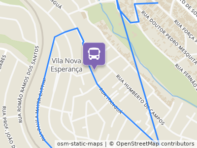 Mapa da parada