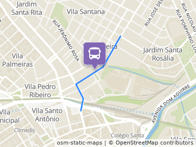 Mapa da parada
