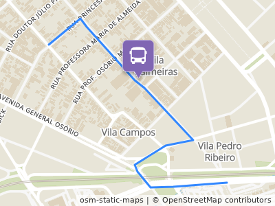 Mapa da parada