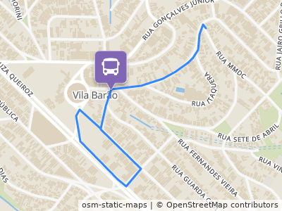 Mapa da parada