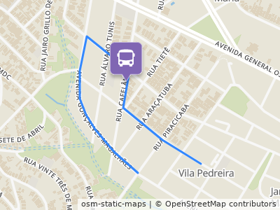 Mapa da parada