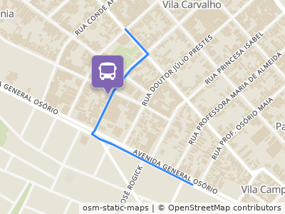 Mapa da parada