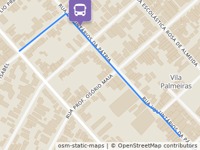 Mapa da parada