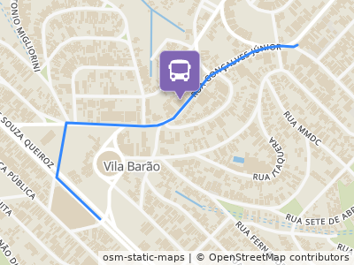 Mapa da parada