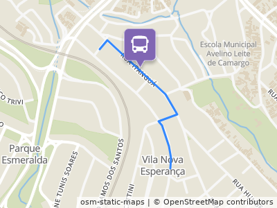 Mapa da parada