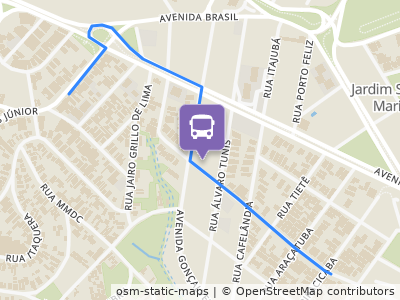 Mapa da parada
