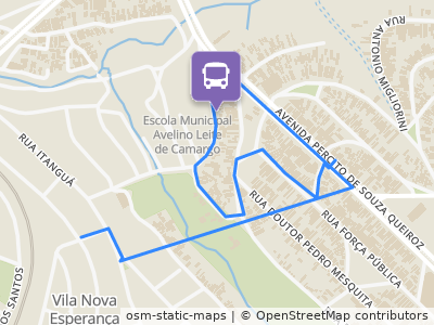 Mapa da parada
