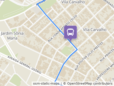 Mapa da parada