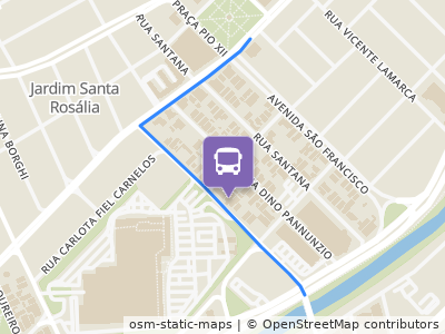Mapa da parada