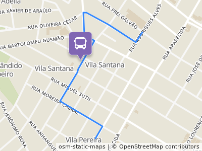 Mapa da parada
