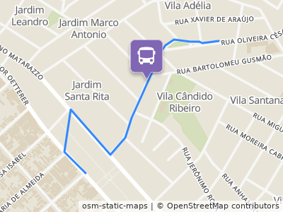 Mapa da parada