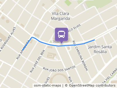 Mapa da parada