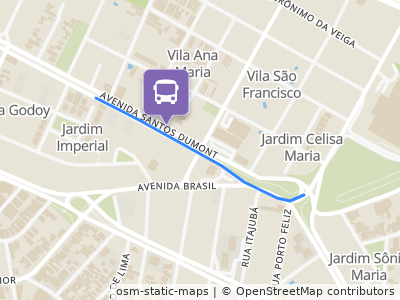 Mapa da parada