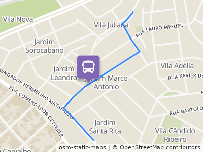 Mapa da parada
